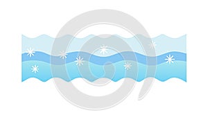 Abstract Blue Wave Pattern with Subtle Dots, vector design Generative AI