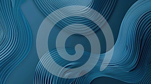 The abstract blue wave repetitive pattern polygon geometry in background. AIG51.