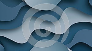 The abstract blue wave repetitive pattern polygon geometry in background. AIG51.