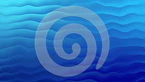 Abstract blue wave technology background