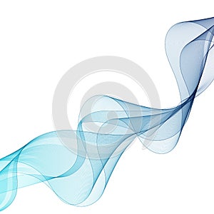 Abstract blue Wave. abstract vector graphicsbackground. eps 10