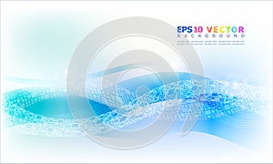 Abstract Blue waves.