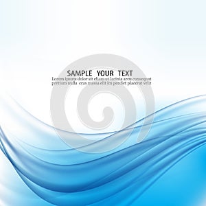 Abstract blue waves background.Abstract vector wave water.Vector EPS10
