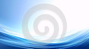 Abstract Blue Waves Background
