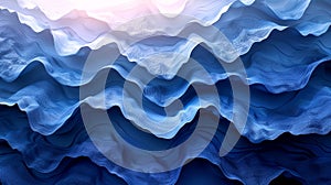 Abstract Blue Waves and Light