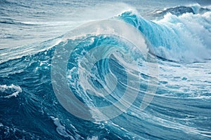 Abstract blue waves texture