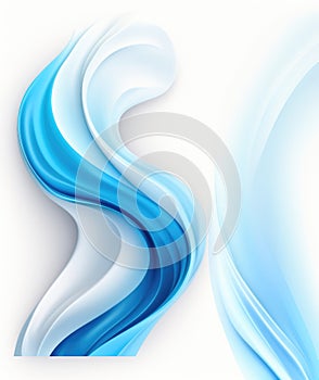 Abstract blue wavy background