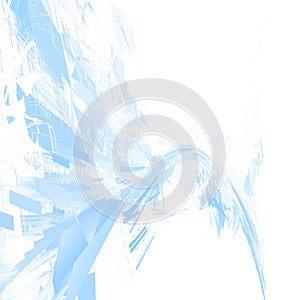 Abstract blue wavy background