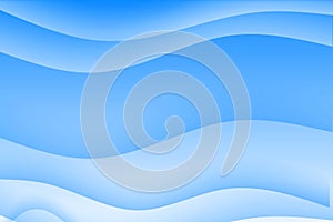 Abstract blue wavy soothing background photo