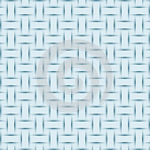 Abstract blue weave texture, embossed shadow background vector