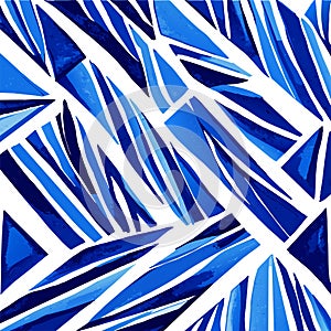 abstract blue and white background with some smooth lines and highlights in it generative AI