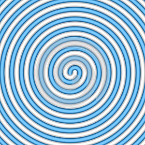 Abstract blue and white candy spiral background. Pattern design for banner, cover, flyer, postcard, poster, other. Round