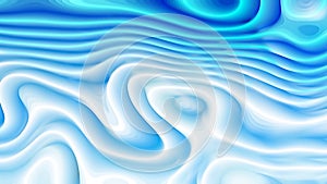 Abstract Blue and White Curvature Ripple Background