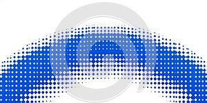 Abstract blue and white diamond pattern background