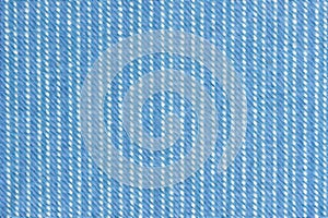 Abstract blue and white fabric background