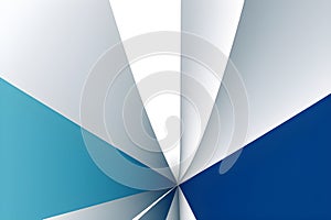 Abstract blue and white geometric background. Dynamic shapes composition. Vector illustration.