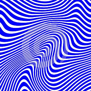 Abstract Blue and White Geometric Stripes.hypnosis spiral.Seamless Black and white stripes background.seamless wave line patterns