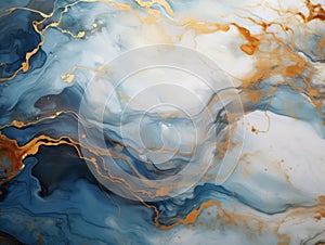 abstract blue white marble texture background