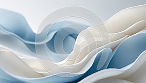 Abstract Blue and White Organic Texture Background.