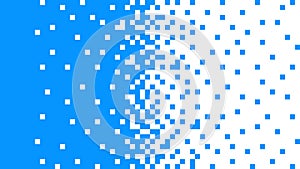 Abstract blue and white pixels background of geometric shapes simple flat style. Vector pattern. ready to use for cloth, textile,