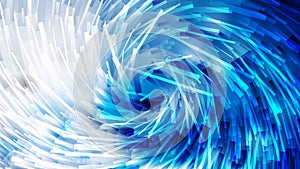 Abstract Blue and White Random Twirl Striped Lines Background Illustrator