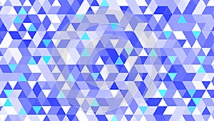 Abstract blue and white triangular shape, geometric texture background, gradient vector illustration, line art