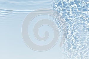 abstract blue white water wave, natural swirl pattern texture, background photography