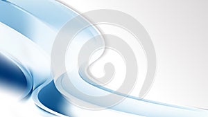 Abstract Blue and White Wave Business Background