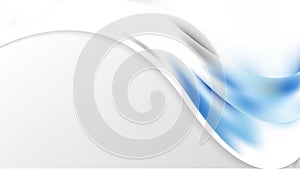 Abstract Blue and White Wave Business Background