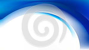 Abstract Blue and White Wave Business Background Vector Image