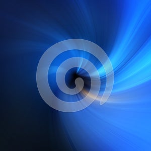 Abstract blue zoom effect background