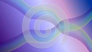 Abstract Blueish Light Violet Color Deep Purple Curvy Waves Shaped Background Wallpaper photo