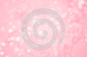 Abstract blur background : Beautiful pink Bokeh