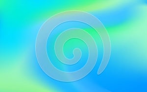 Abstract Blur Background With Smooth Lines. Blue Green Color Gradient Background