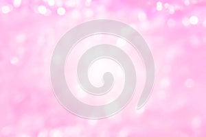 Abstract blur bokeh light pink pastel color for wallpaper background