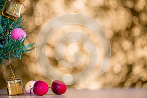 Abstract blur Christmas bokeh background