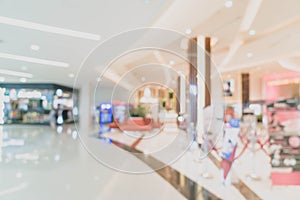 abstract blur and defocused in luxury shopping mall and retail s