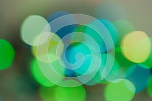 Abstract blur effect lights