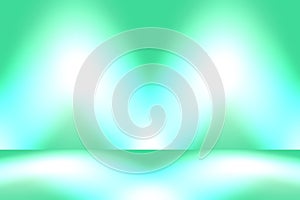 Abstract blur empty Green gradient Studio well use as background,website template,frame,business report