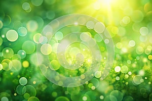 Abstract blur green color for background,blurred and defocused effect spring concept for design photo