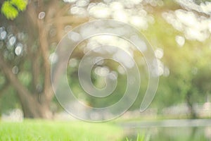 Abstract blur green park in spring outdoor background concept for blurry beautiful nature field, horizon autumn meadow scene, eco