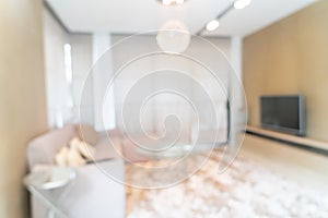 Abstract blur living room for background