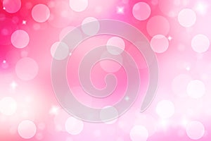 Abstract and blur pink background. Pink background with bokeh an