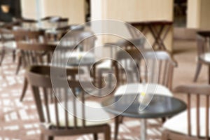 Abstract blur restaurant background