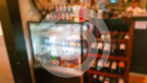 Abstract blur restaurant background