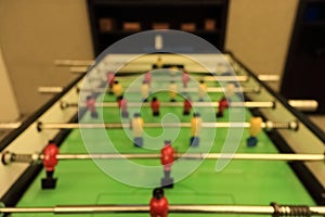 Abstract - blur of soccer table