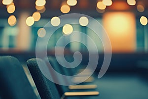 Abstract Blur University Lecture Hall Background photo