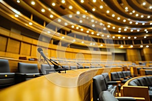 Abstract Blur University Lecture Hall Background photo
