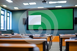 Abstract Blur University Lecture Hall Background photo
