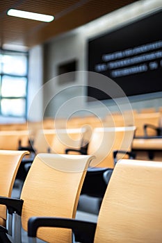 Abstract Blur University Lecture Hall Background photo